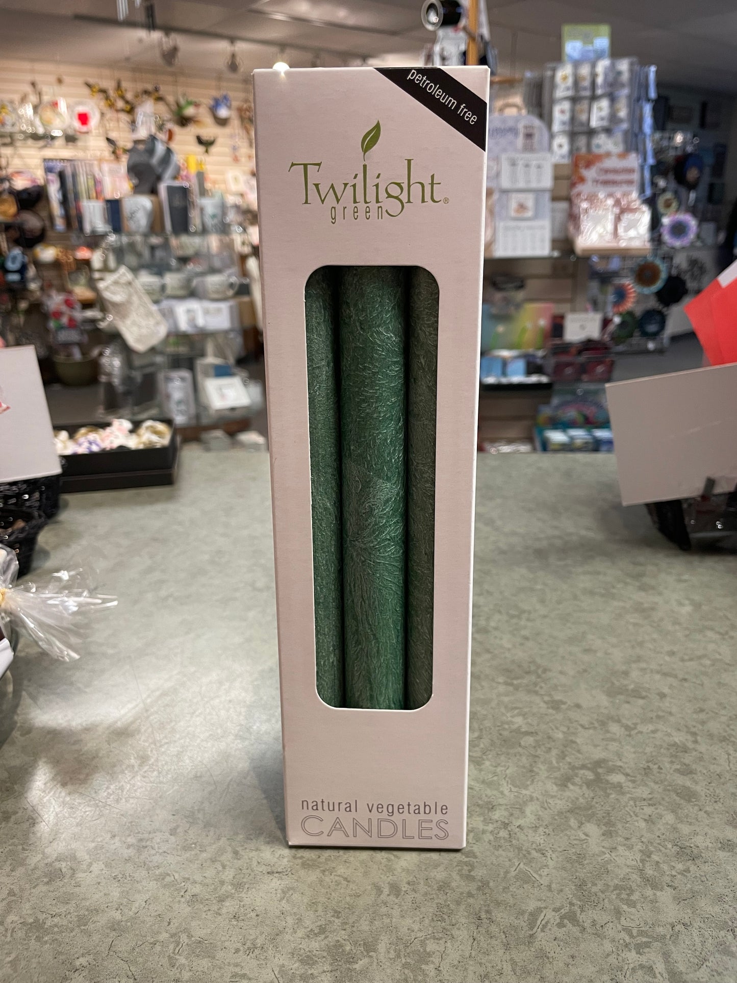 Twilight Green Candles - Package of 6