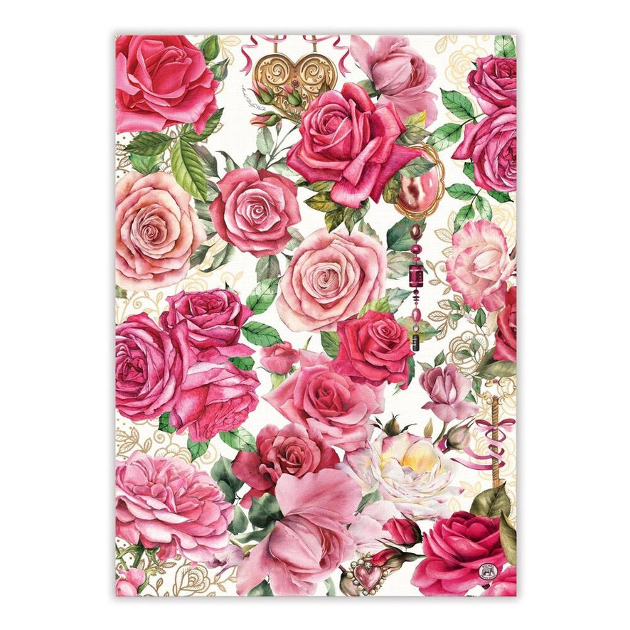 Michel Design Works - Kitchen Towel - Royal Rose