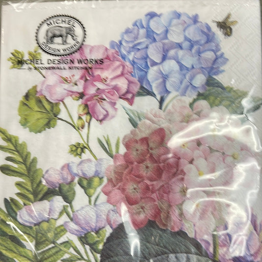 Michel Design Works - Cocktail Napkins - Wild Hydrangea