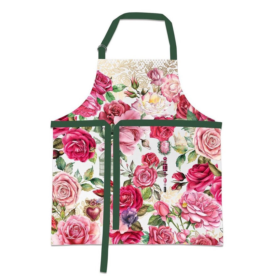 Michel Design Works - Apron - Royal Rose