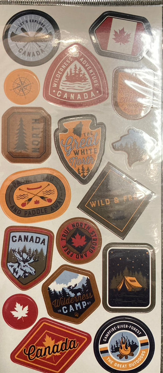 Souvenir - Stickers - Designed in Canada