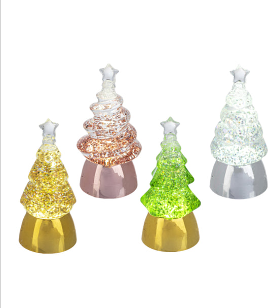 Christmas - LED Light Up Ombre Tree Mini Shimmers