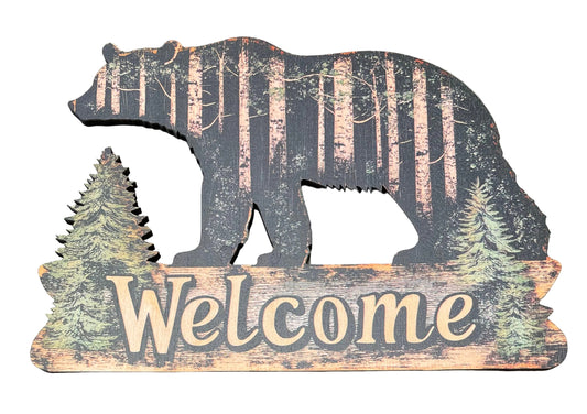 Garden - Bear Welcome Sign