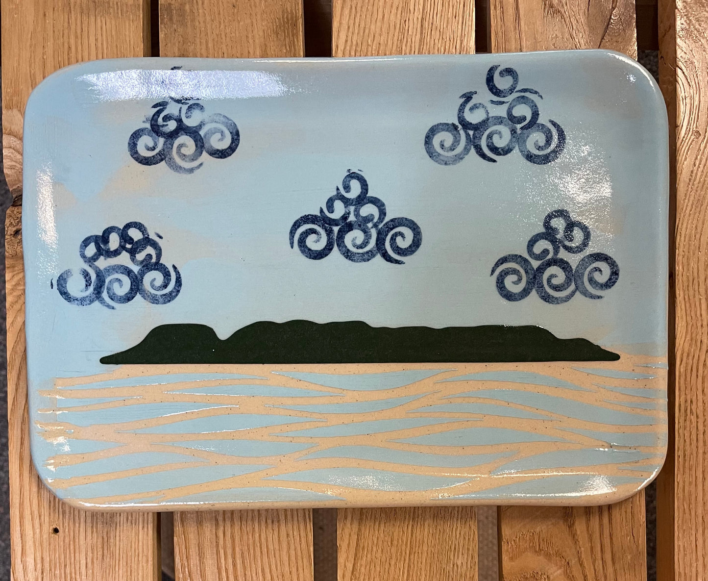 Pottery By P0T's 2G0 - Sleeping Giant Tray
