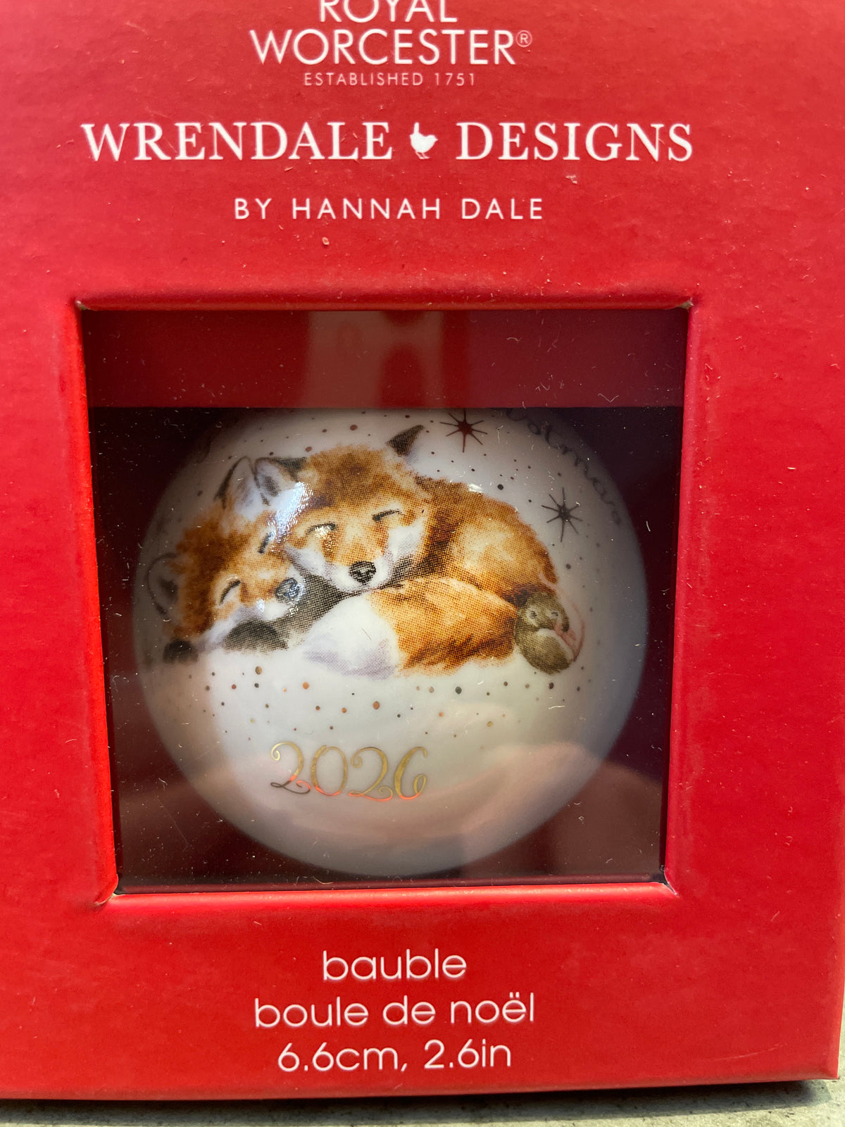 Wrendale Designs - Christmas Ornament - Baby's First Christmas - 2026