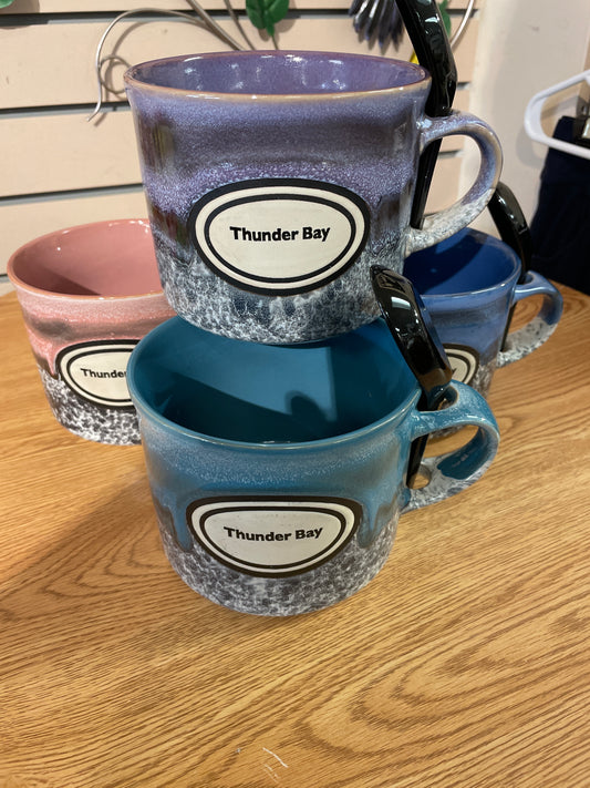 Souvenir - Soup Mug with Spoon - Thunder Bay - Assorted Colours