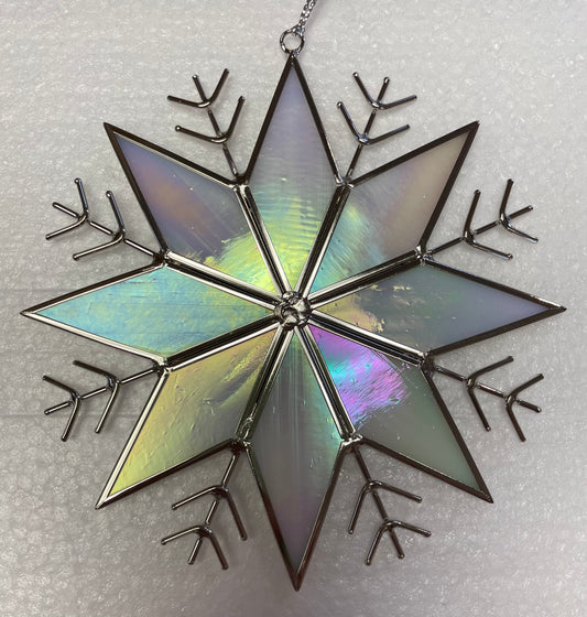 Christmas - Stain Glass Snowflake