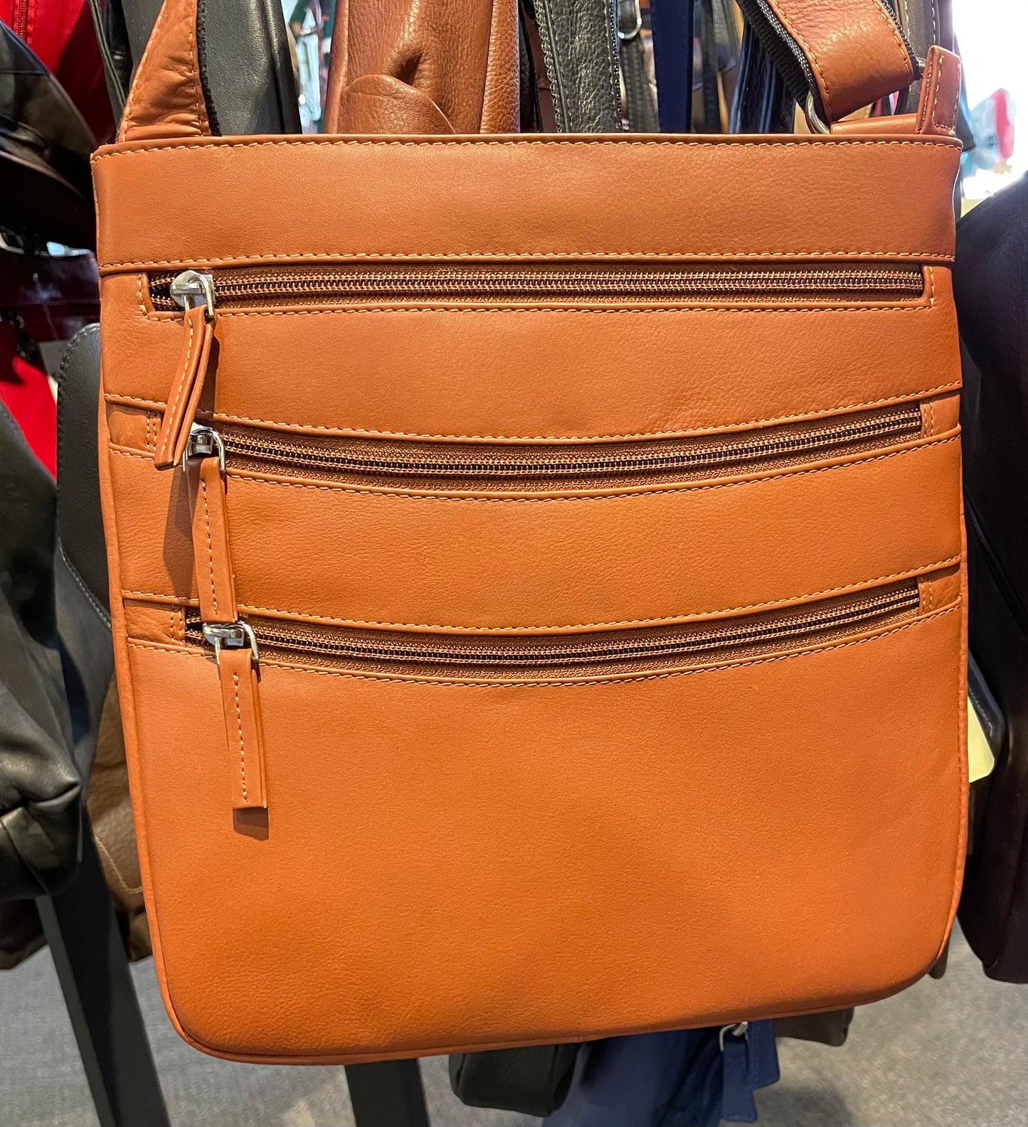 Leather Bag - Canadian Traveler - Brown