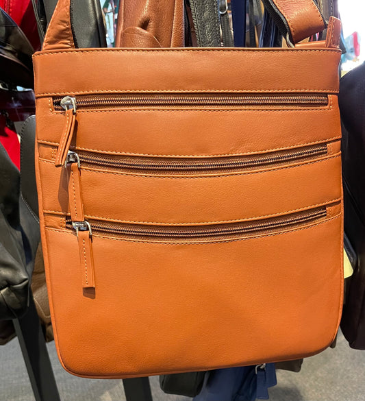Leather Bag - Canadian Traveler - Brown