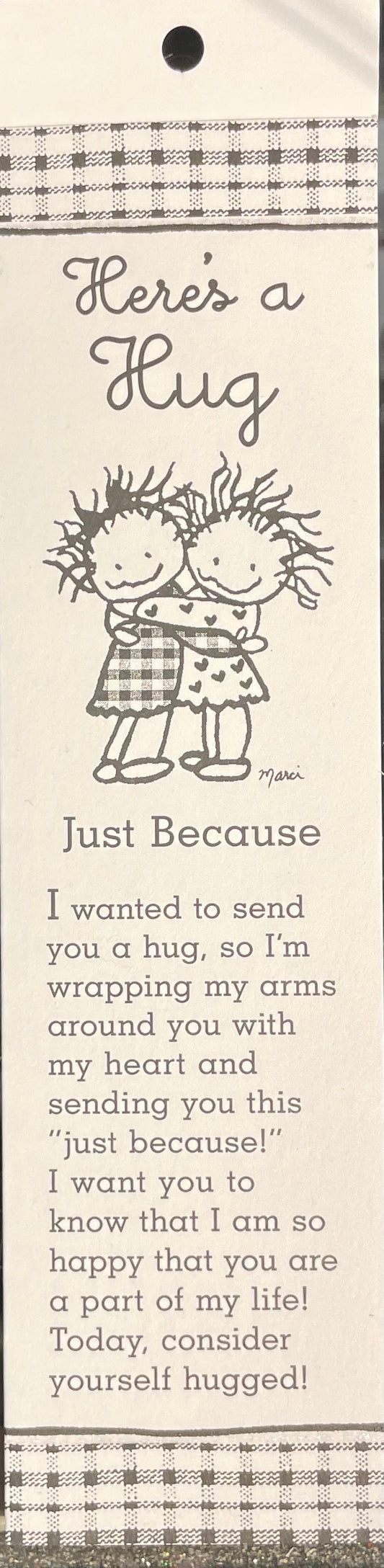 Bookmark - Children of the Inner Light - Here's a Hug