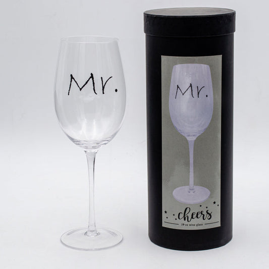 Drinkware - Mr. & Mrs. Wine Glasses