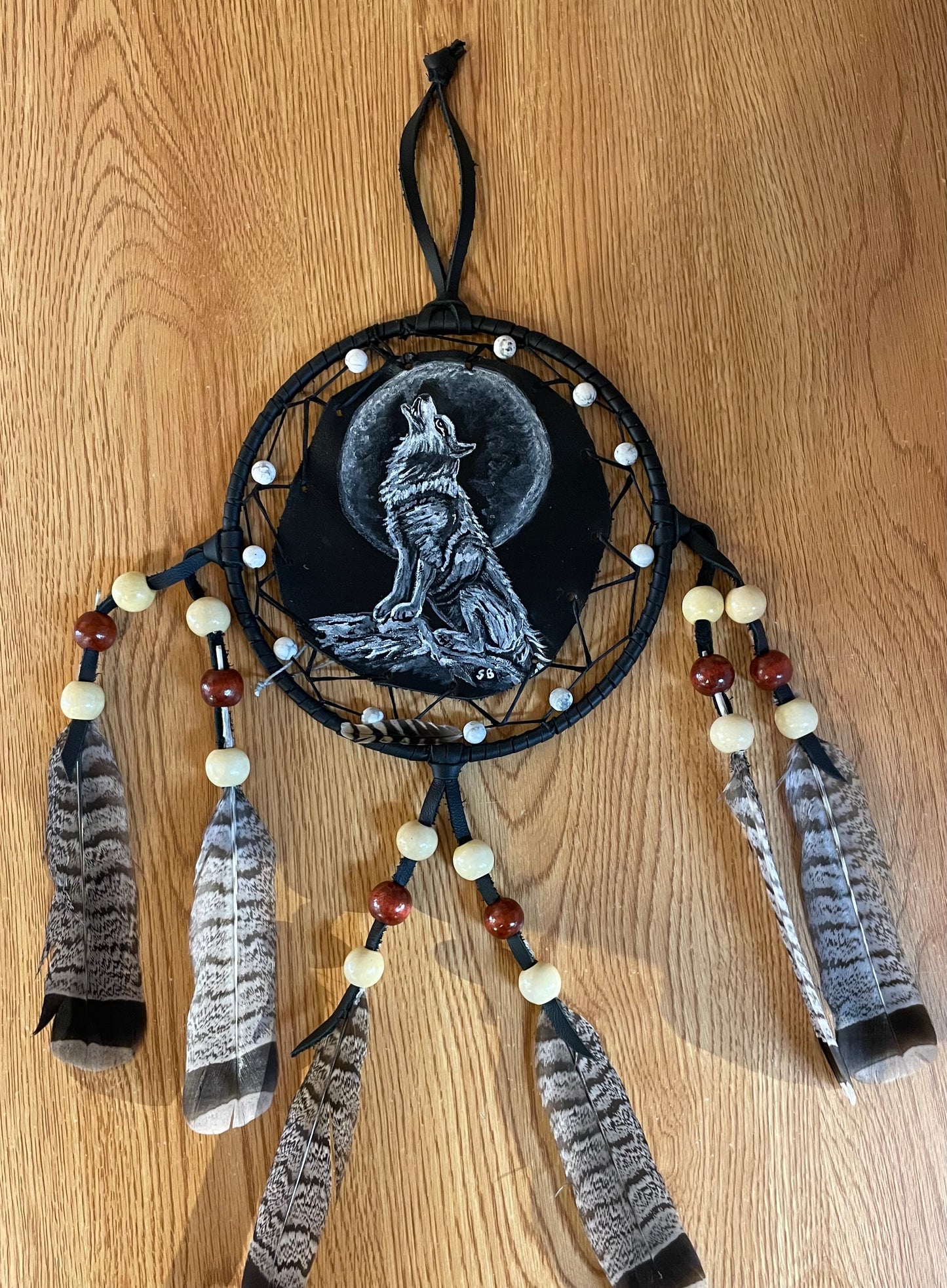 Dream Catcher - Wolf - 6"
