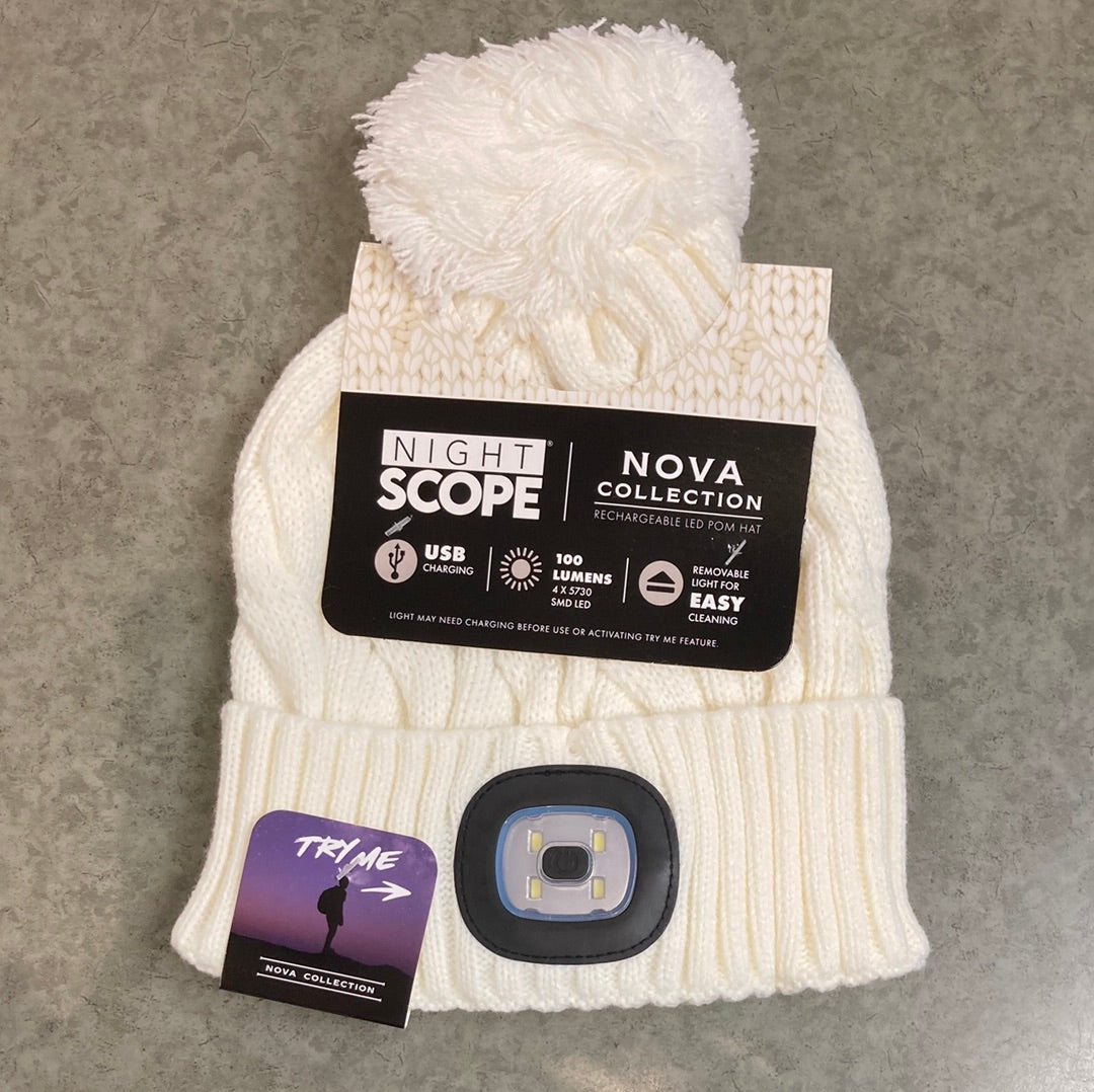 Night Scope - Toque with Pompom