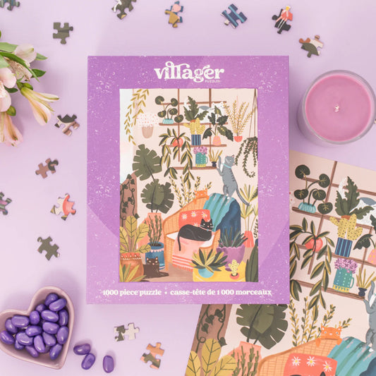 Villager Puzzle - Laura Konyndyk - Balcony Cats