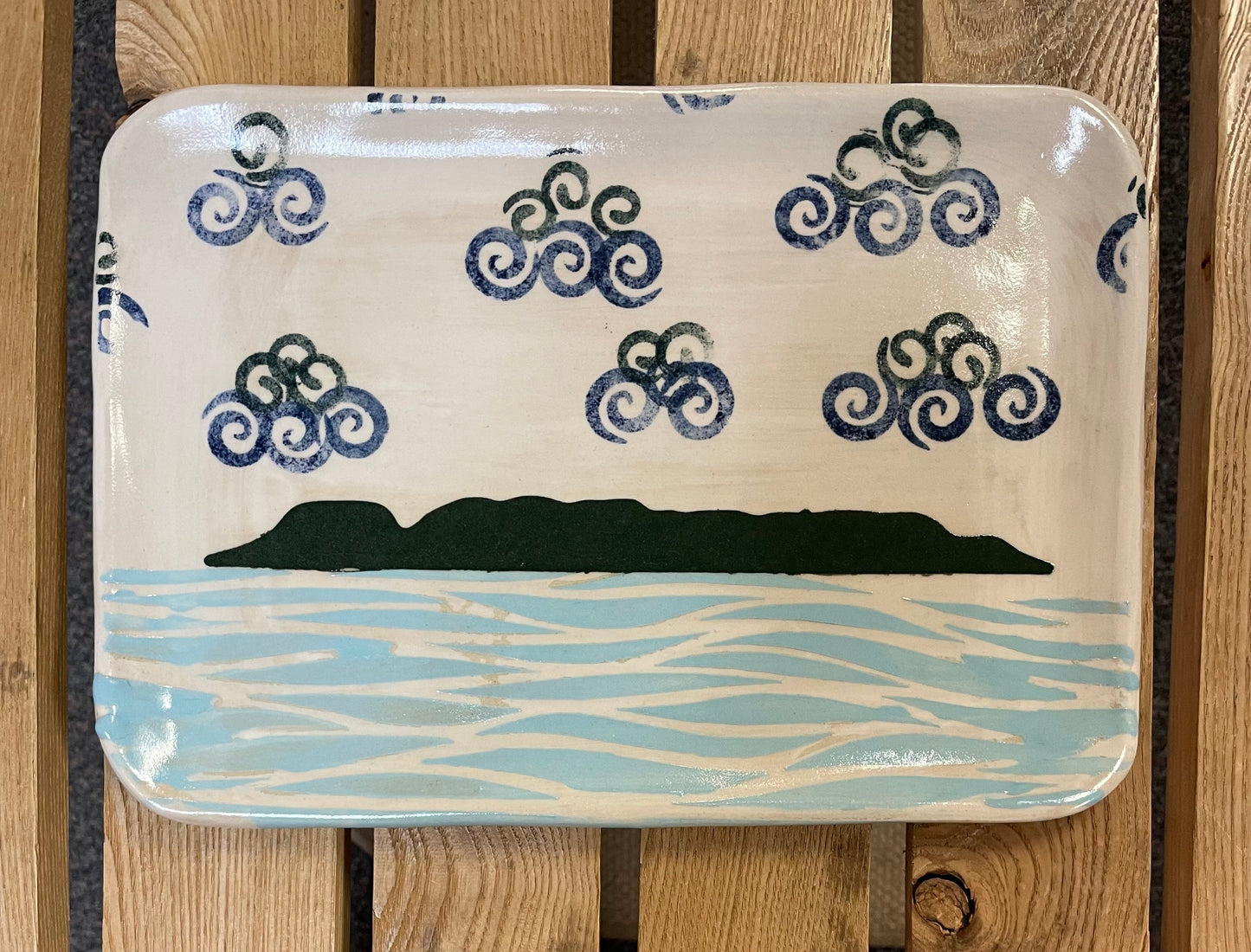 Pottery By P0T's 2G0 - Sleeping Giant Tray