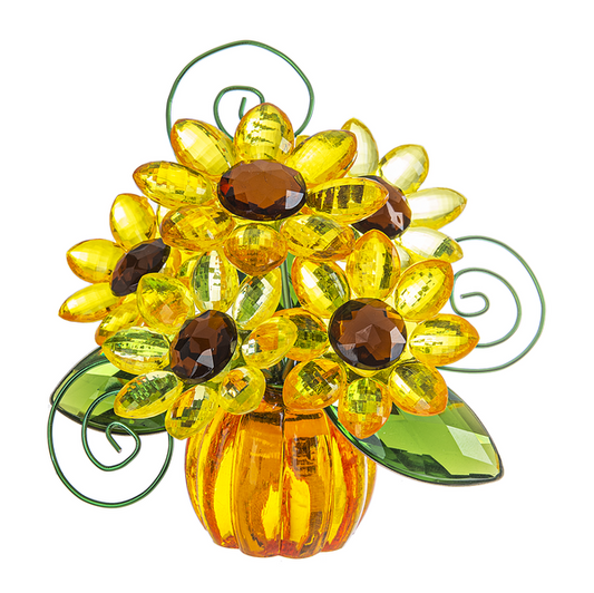 Garden - Sunflower Pumpkin Posy Pot