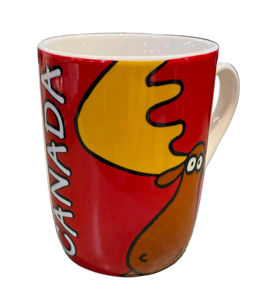 Souvenir Mug - Goofy Moose - Canada