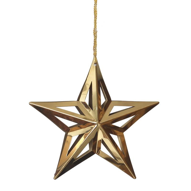 Christmas - Gold Star Ornament