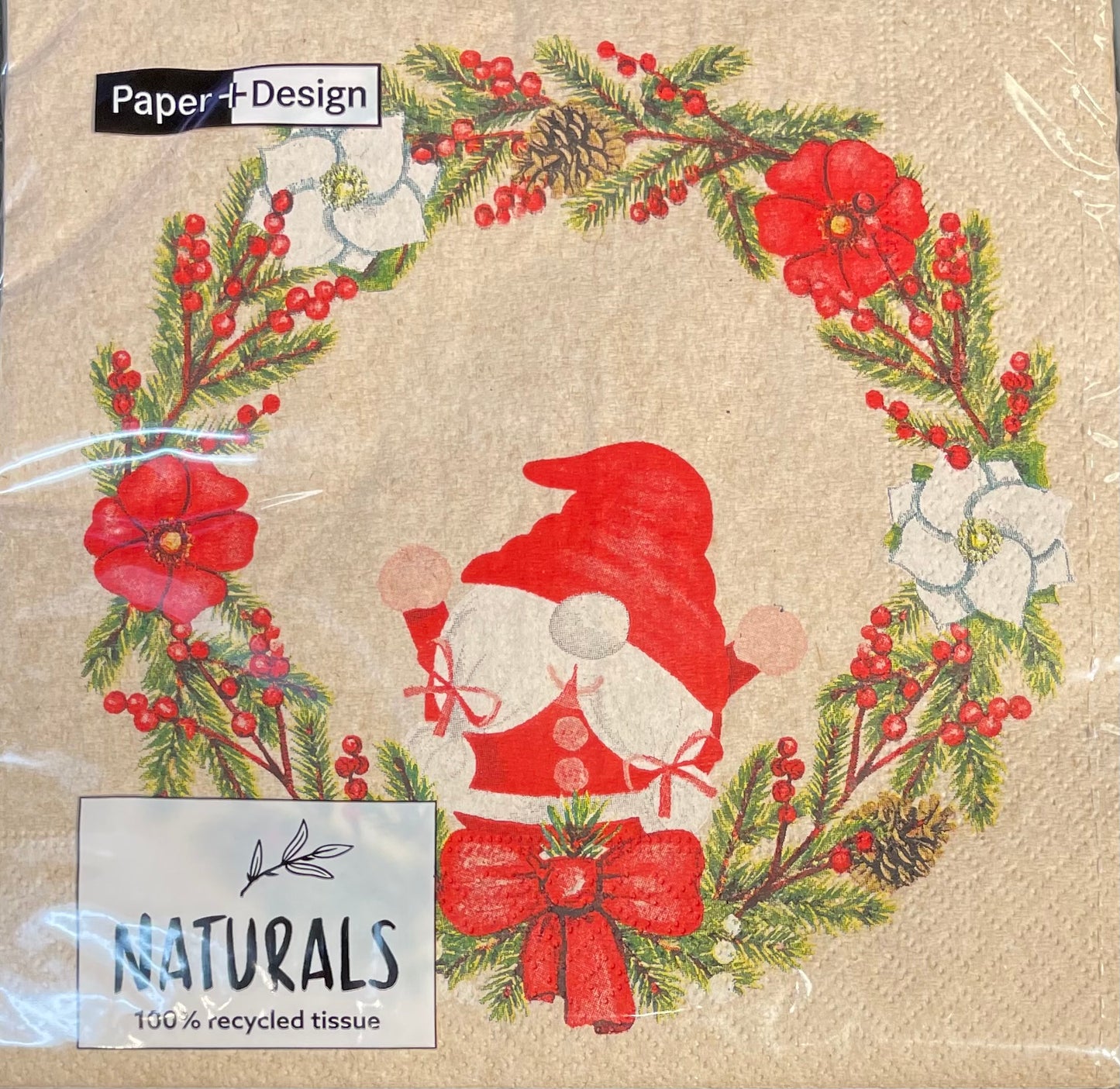 Napkins - Lunch - Santas Garland