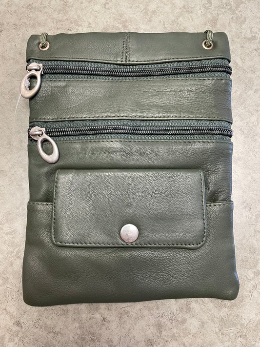 Leather Bag - JBG - Green