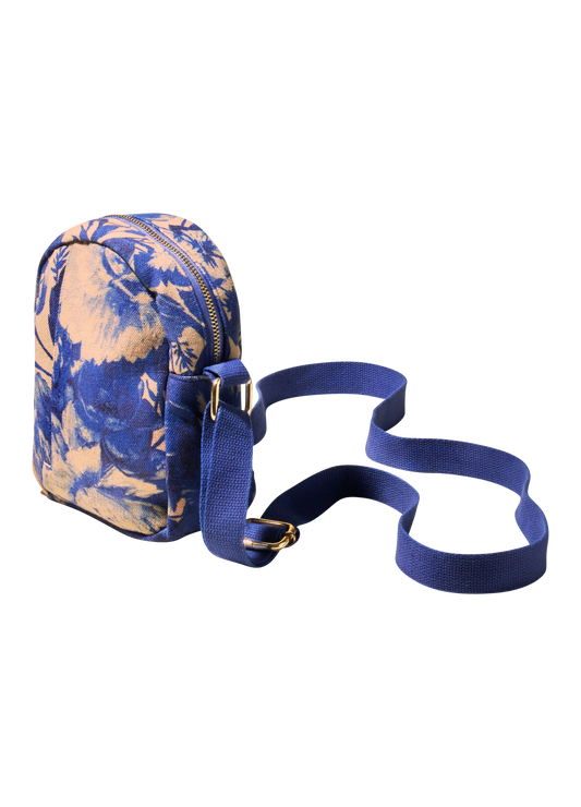 Powder Collection- Canvas Out And About Bag - China Blue