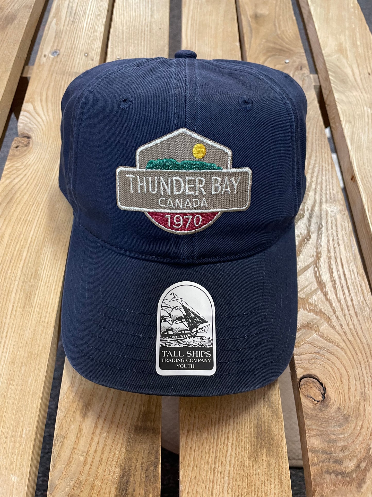 Ball Cap - Youth - Thunder Bay, Canada - 1970 - Navy