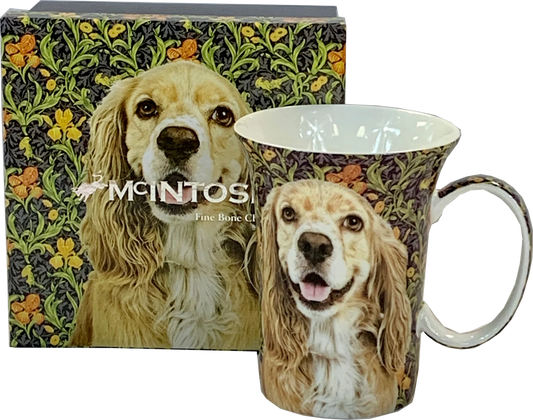 McIntosh China - Canine Companions - Cocker Spaniels - Crest Mug