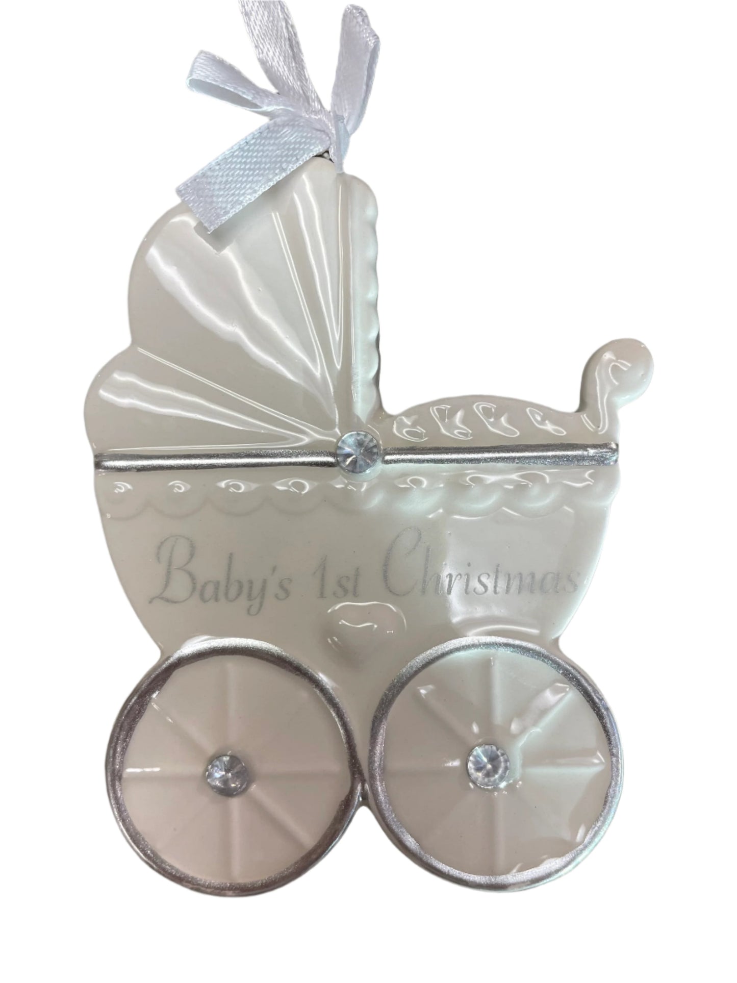 Christmas - Baby’s First Christmas - Ornament - Baby Carriage