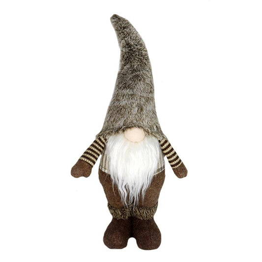 Christmas - Brown, Striped Gnome