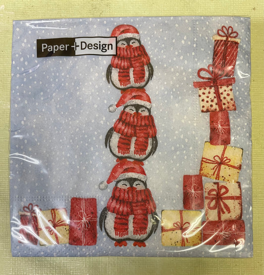 Christmas - Napkins - Cocktail - Santas Helpers