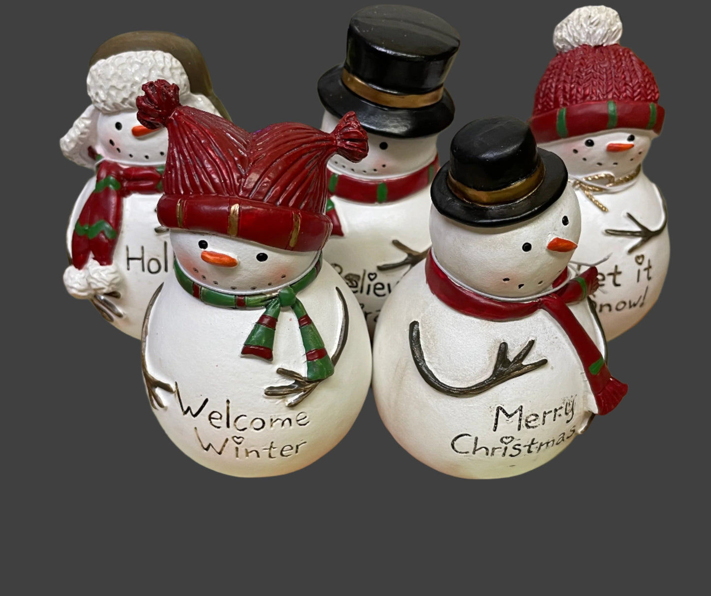 Christmas - Snowman Figurine - Assorted Varieties