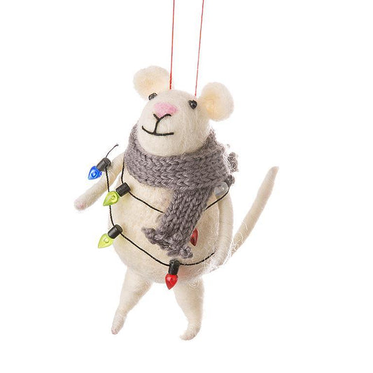 Christmas - Ornament - Mouse with Lights