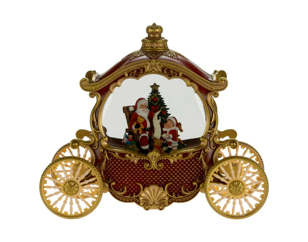 Christmas - Old Carriage with Globe