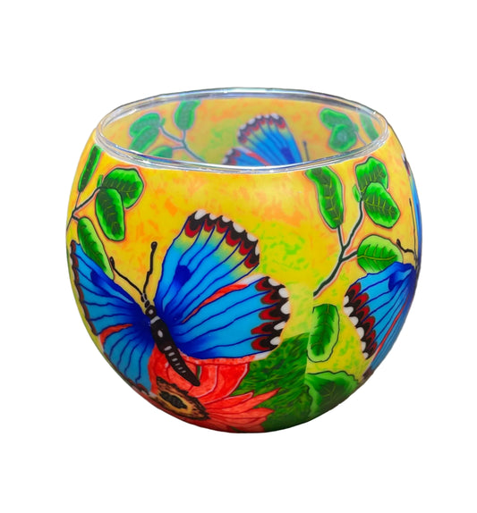 Claymaster - Decorative Handcrafted Glass Globe with LED Light -