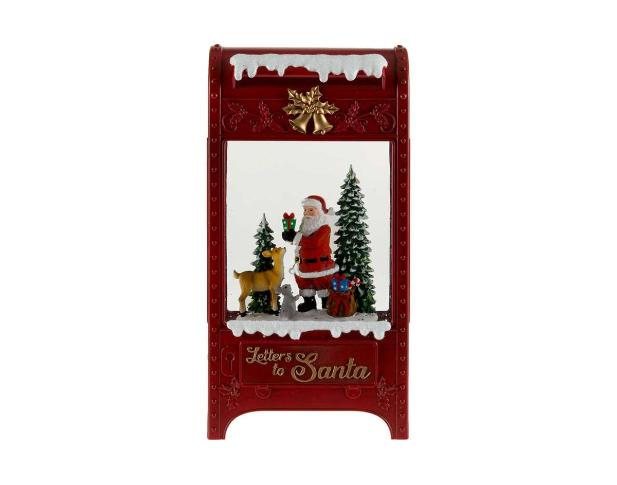 Christmas - LED Mailbox Snowglobe