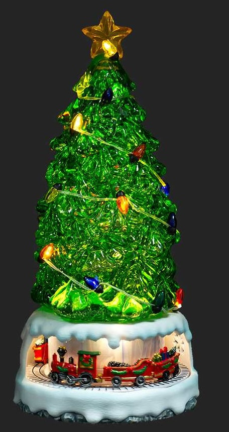 Christmas - Light Up Tree with Train