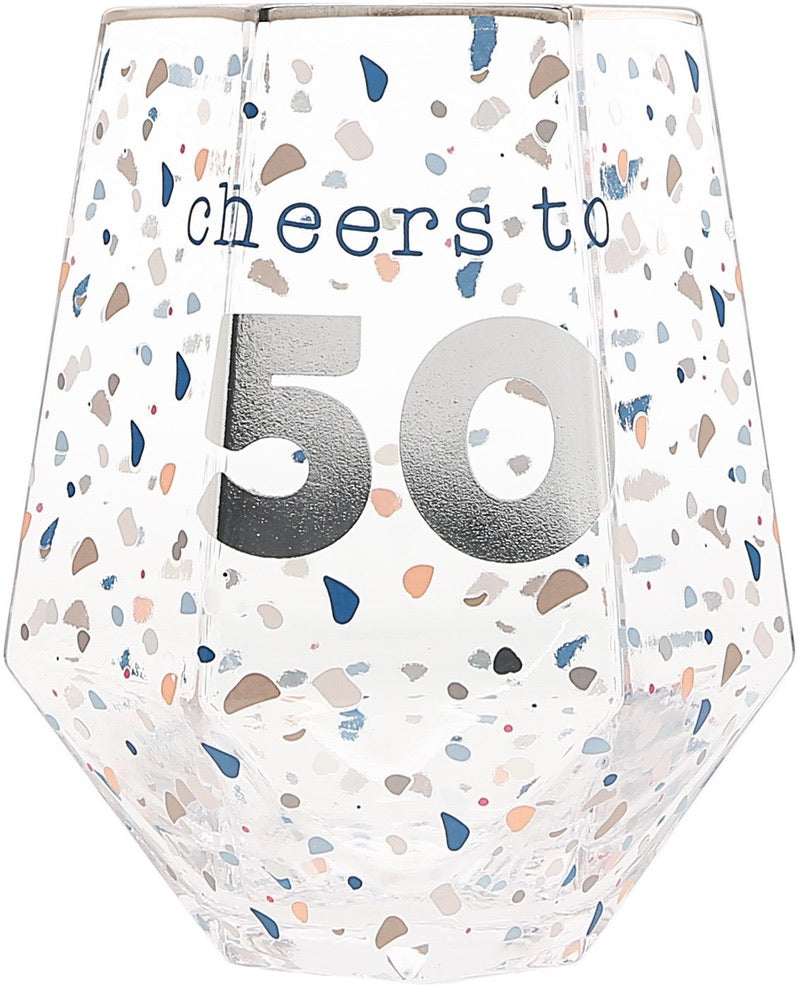 Drinkware - Happy Confetti To You - Cheers to 50
