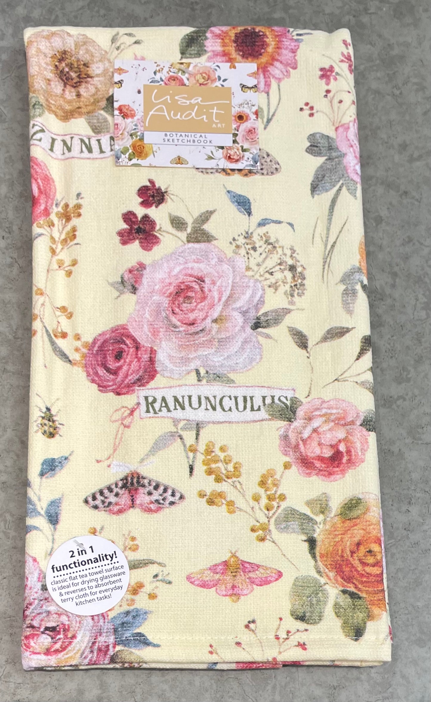 Towel - Dual Purpose - All Over Floral