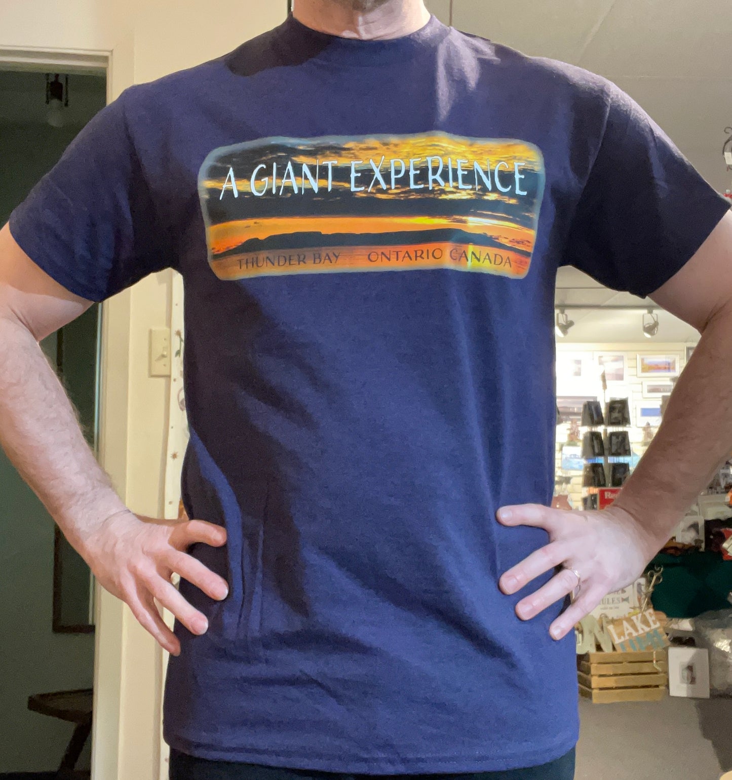 Souvenir Clothing - T-Shirt - Sleeping Giant - Blackberry