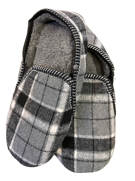 Snoozies - Men's - Modern Grey Alpine Plaid