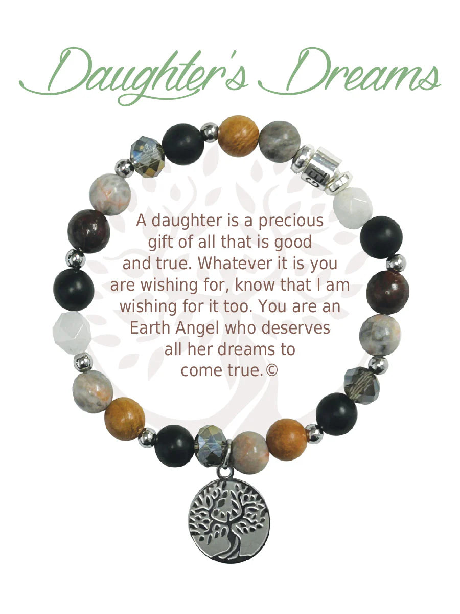 Earth Angel Bracelet - Natural Stone - Daughter's Dreams