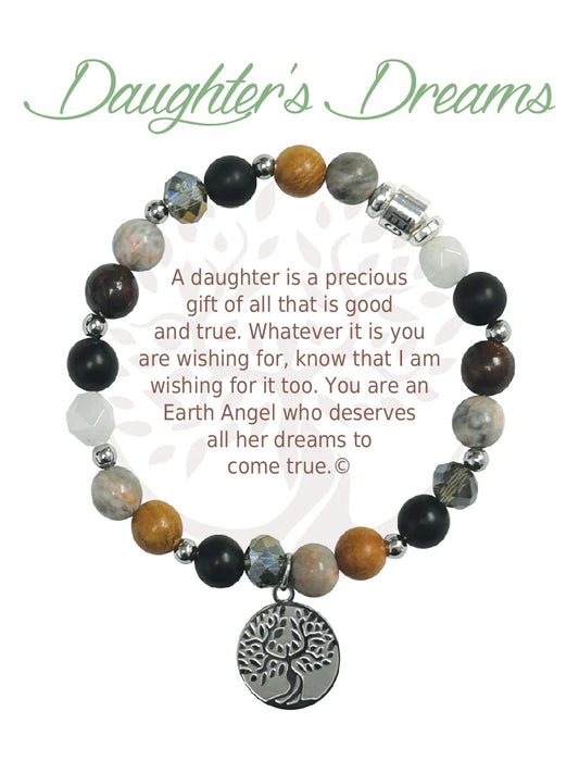 Earth Angel Bracelet - Natural Stone - Daughter's Dreams