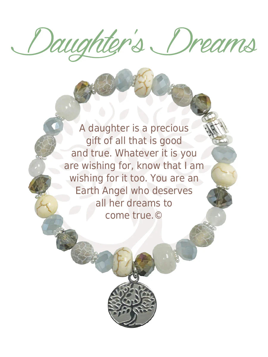 Earth Angel Bracelet - Natural Stone - Daughter's Dreams