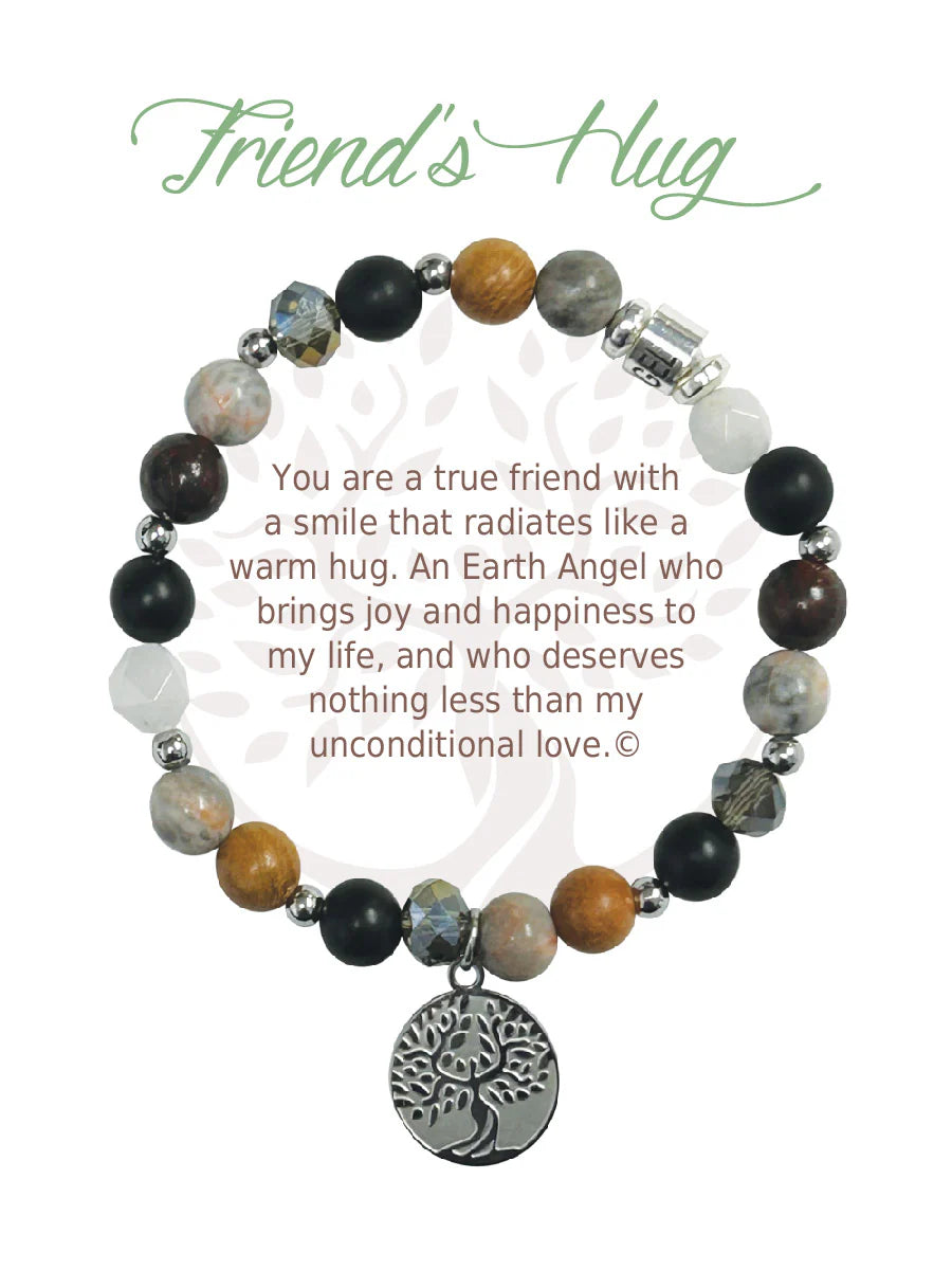 Earth Angel Bracelet - Natural Stone - Friend's Hug
