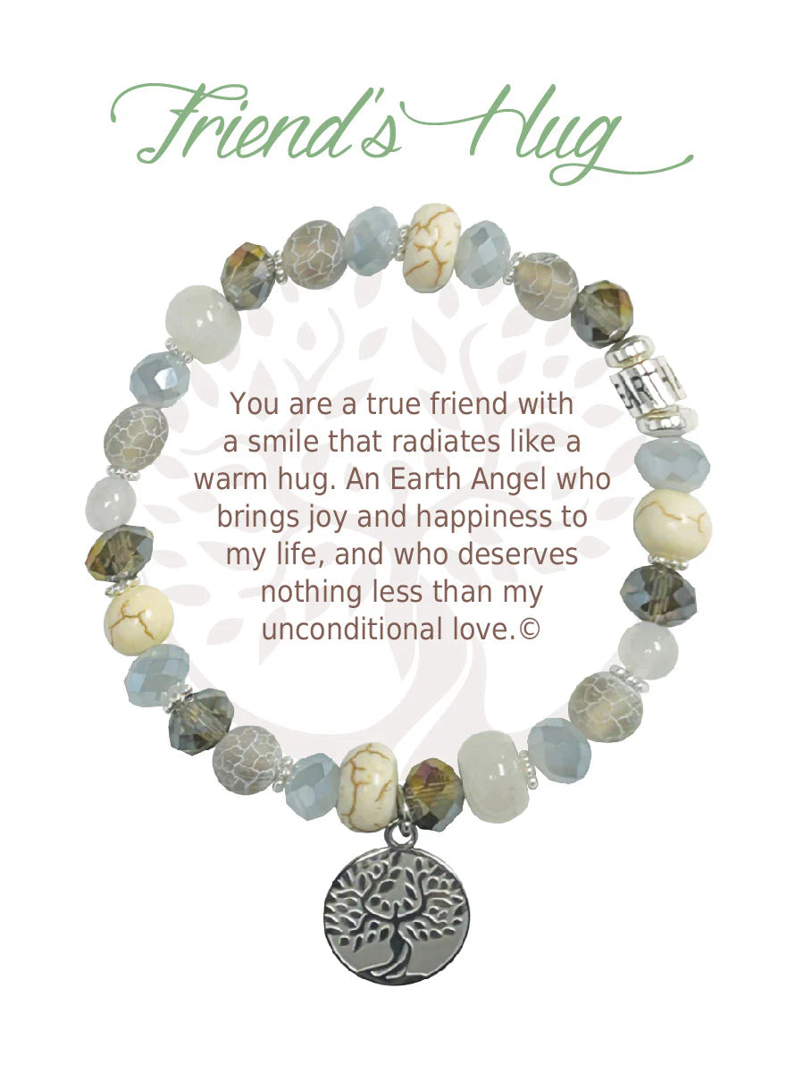 Earth Angel Bracelet - Natural Stone - Friend's Hug