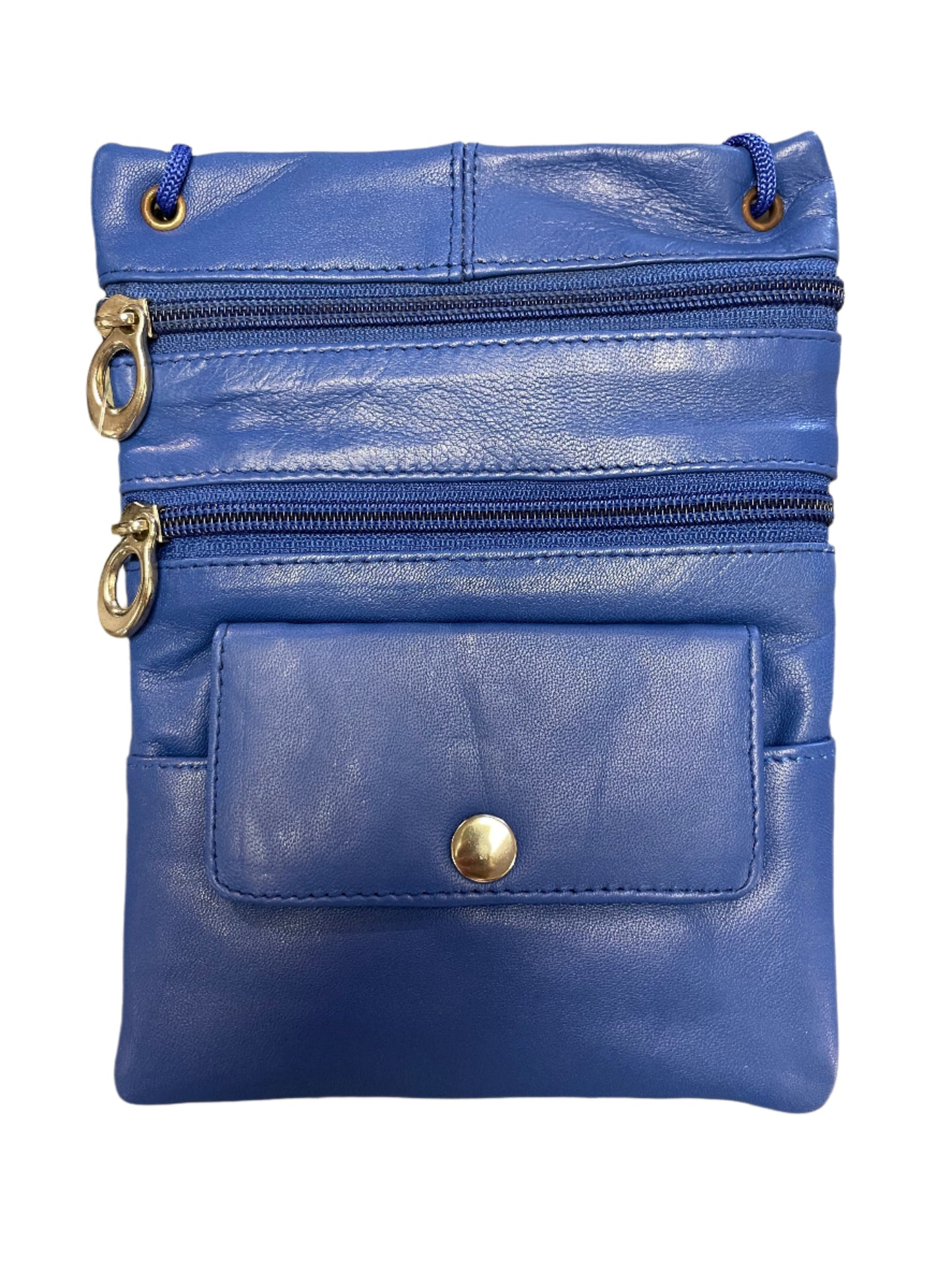 Leather Bag - JBG - Purse - Royal Blue