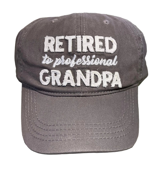 Cap - Retired to Professional Grandpa