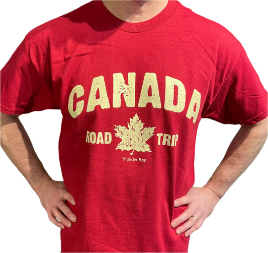 Souvenir Clothing - T-Shirt - Canada Road Trip - Cardinal Red