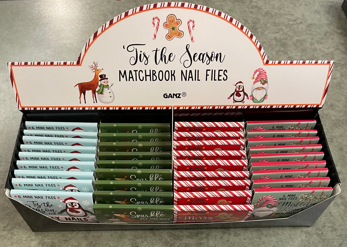 Christmas - Matchbook Nail Files - 'Tis the Season