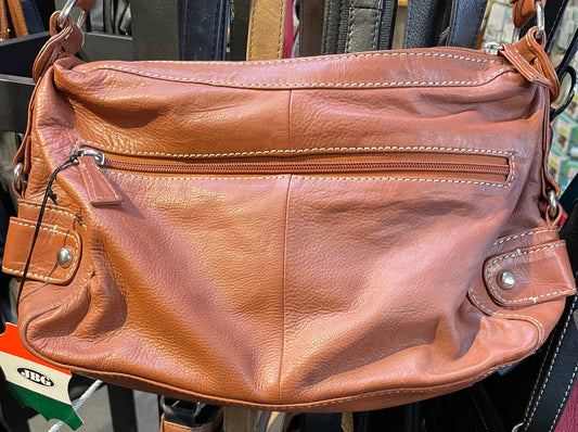 Leather Bag - JBG - Tan
